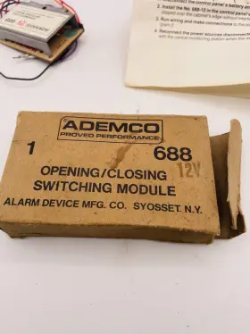 688-12 ADEMCO Closing Switching Module Volt Manual #3