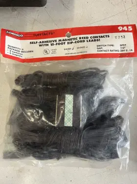 945BR ADEMCO Adhesive Reed Contacts Cord Leads