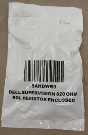 SAHDWR3 ADEMCO Supervision Eol Panel Key Lock Resistors