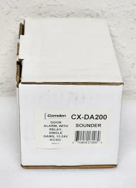 CX-DA200 ALARM CONTROLS Camden Door Relay Single Gang Ac #2