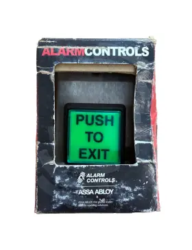 TS-40 ALARM CONTROLS Assa Abloy Request Exit Station Second