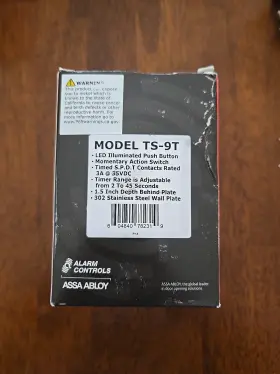 TS-9T ALARM CONTROLS Exit