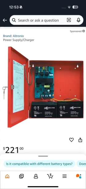 AL400ULXR ALTRONIX Atomic Power Supply Battery Charger