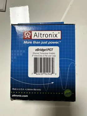 EBRIDGE1PCT ALTRONIX Ip Poe Coax Transceiver Network