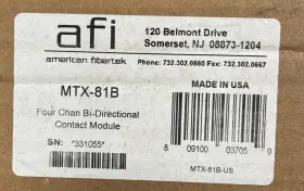 MTX-81B AMERICAN FIBERTEK AFI Chanel Directional Contact
