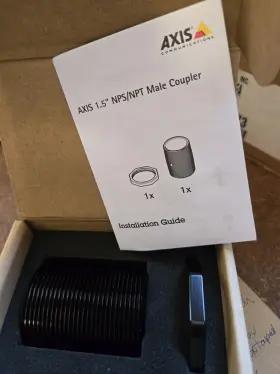 01706001 AXIS Nps Npt Male Coupler Ip Camera Box