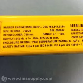 SLSR30-750Q8 BANNER ENGINEERING CORP Ez Screen Receiver Usip #2