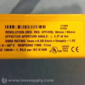 SLSR30-750Q8 BANNER ENGINEERING CORP Ez Screen Receiver Usip #3