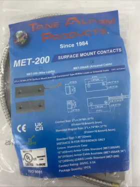 MET-200AR BOSCH Tane Alarm Armored Cable Mount Contact