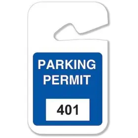 96265 BRADY Parking Permits Rearview