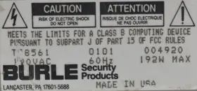 TC8561 BURLE Security Receiver Driver #3