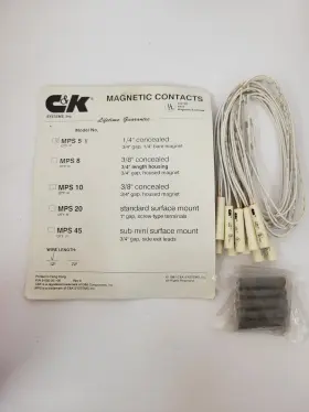MPS-5 C-K SYSTEMS Nos Magnetic Contacts Concealed Gap