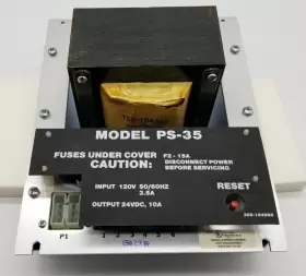 PS-35 CERBERUS PYROTRONICS Power Supply Nameplate #3