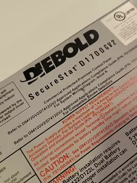 D1700 DIEBOLD Radionics Securestat Bosch Security Control #2