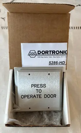 D5286-P25XE6 DORTRONICS Doortronics Push Plate Door Release