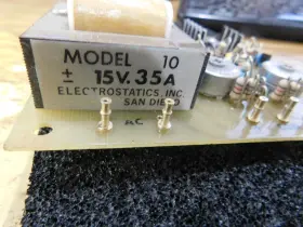MODEL-10 ELECTROSTATIC INC Power Supply #3