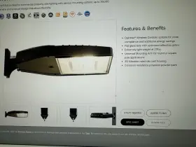 54ZU99 EVOLVE Parking Fixture