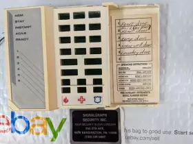 4600SM FIRE BURGLARY INSTRUMENTS Keypad #2