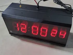 GE-ZB456W GE Security Dual Digital Clock Secondary Unit