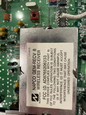 GEM-RECV-XP8 GEMINI Napco Wireless Crystal Controlled #2