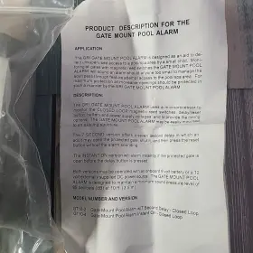 GT10-4 GRI Gate Mount Pool Alarm Closed Loop #3
