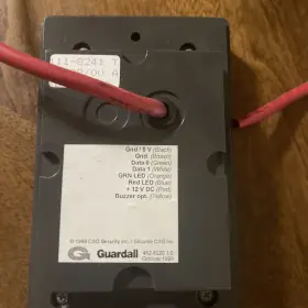 120-8235 GUARDALL/VEREX Switch Plate Keypad Arm Station #2