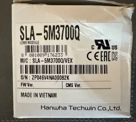 SLA-5M3700Q HANWHA Wisenet Security Camera Lens Module