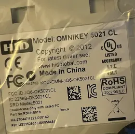 5021CL HID Omnikey Contactless Smart Card Usb Reader Box #3