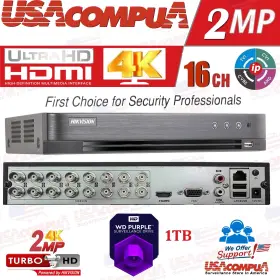 DS-7216HGHI-K1-1TB HIKVISION Channel Turbo