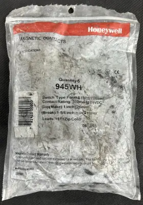 945WH HONEYWELL Magnetic Reed Contacts Leads