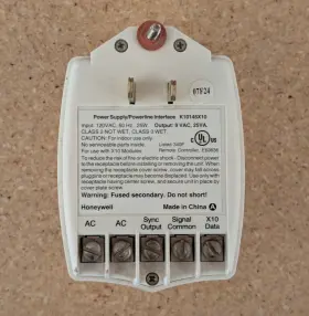 K10145X10 HONEYWELL Ac Transformer Security Panel Adapter