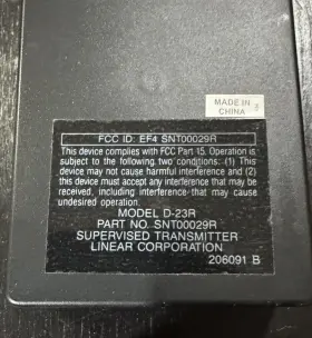 D-23R LINEAR Bill Trap Transmitter #2