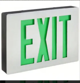 LES-1-G-EL-N LITHONIA LIGHTING Exit Sign