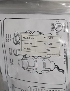 MSS-25C MAGNASPHERE Recessed Recess Concealed Door Contact