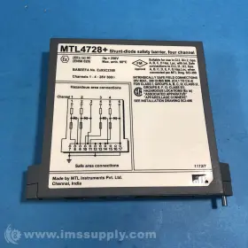 MTL4728 MEASUREMENT TECHNOLOGY LTD Safety Barrier Usip