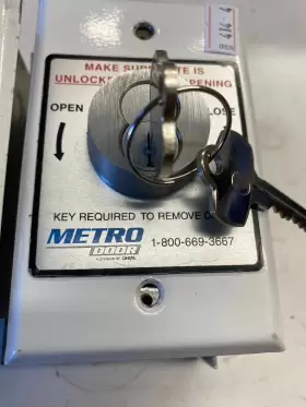 2451 METRO DOOR Pack Key Switch Cylinder Bti Access Gate #2