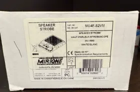MG4F-S2VM MIRTONE Wall Mount Speaker Strobe Edwards