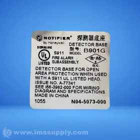 B901G NOTIFIER CO Alarm #2