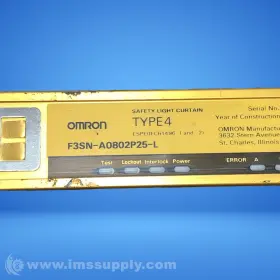F3SN-A0802P25-L OMRON Safety Light Curtain Emitter Usip #2