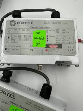 3111A ORTEL Fiberoptic Transmitters #3