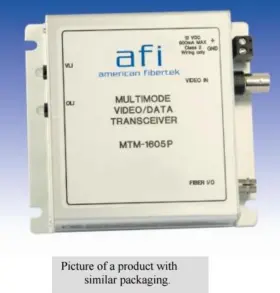 MRM-1605P PANASONIC American Fibertek Video Proteus