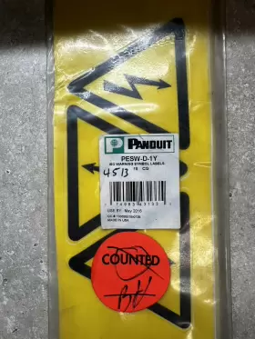 PESW-D-1Y PANDUIT Pack Warning Symbol Labels Fnfp #2