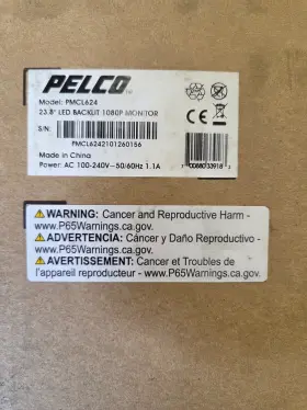 PMCL624 PELCO Led Backlit Monitor Box