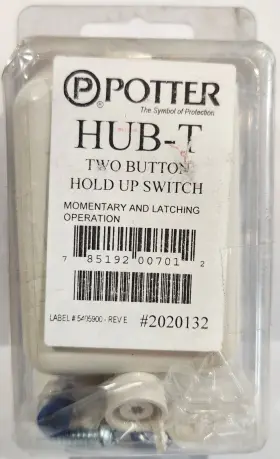 2020132 POTTER ELECTRIC SIGNAL Hub Hold Up Switch