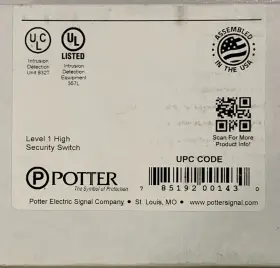 2020350 POTTER ELECTRIC SIGNAL Security Contact #2