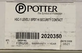 2020350 POTTER ELECTRIC SIGNAL Security Contact