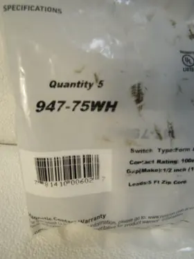 947-75WH RESIDEO Magnetic Steel Door Recessed Recess Contact #3