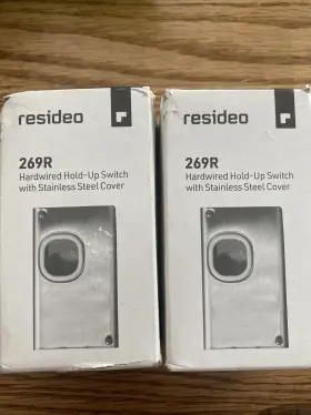 269R RESIDO Resideo Hardwired Hold Up Switch Steel Cover