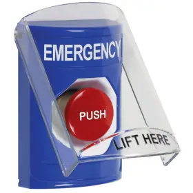 SS2424EM-EN SAFETY TECHNOLOGY Stopper Station Flush