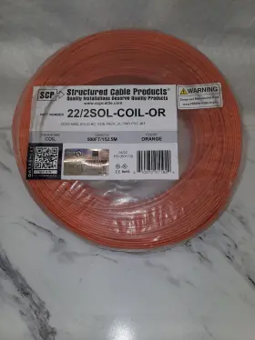 SOL-500 SCP Alarm Wire Solid Coil